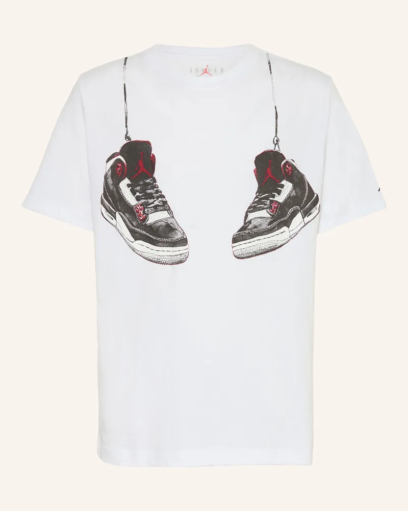 Jordan T-Shirt aj3 Shoe Strings weiss Weiss