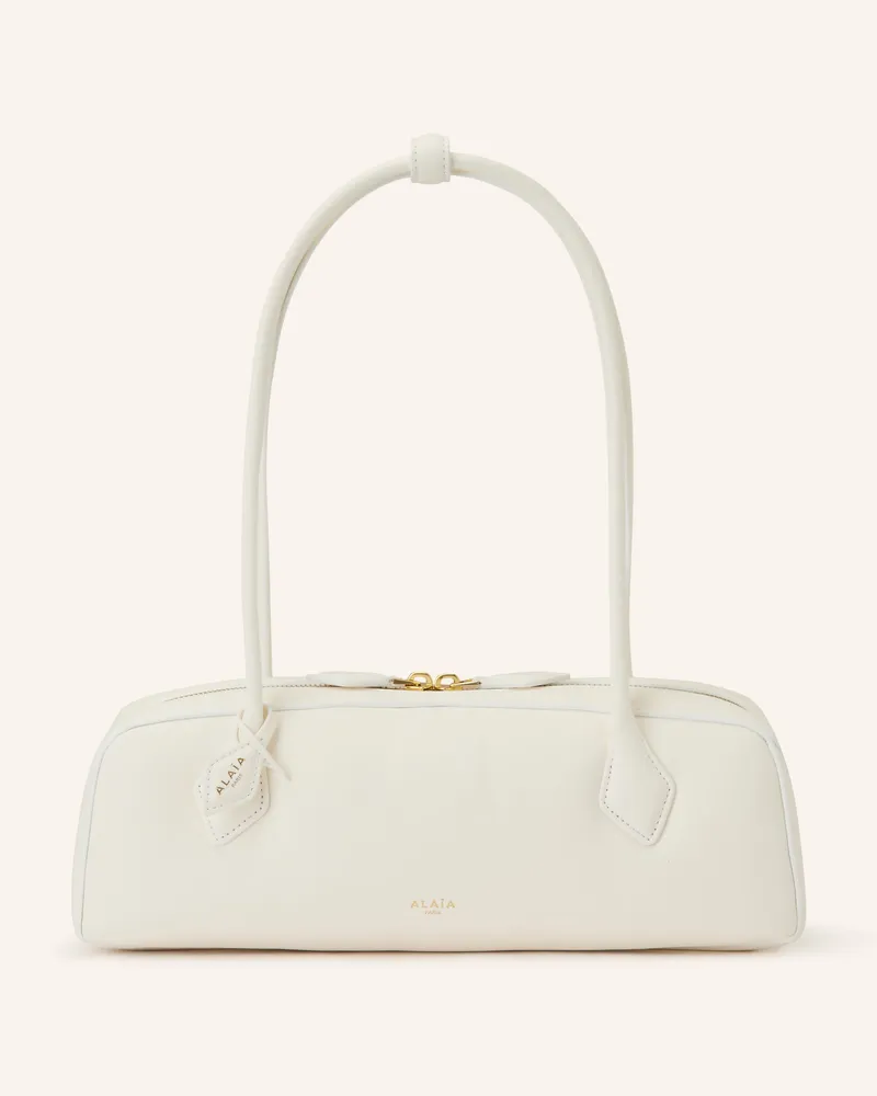Alaïa Handtasche weiss Weiss