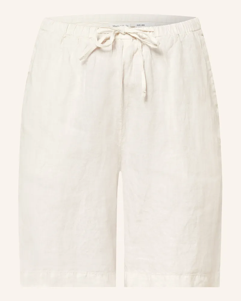 Marc O'Polo Leinenshorts Ecru