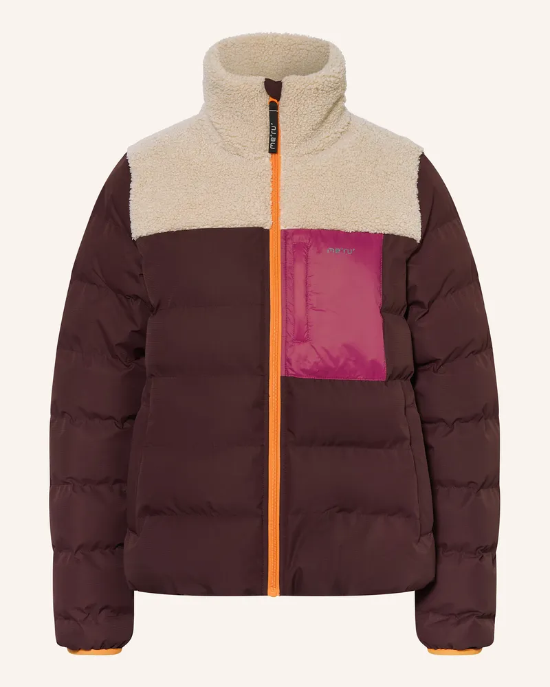 me°ru' Hybrid-Steppjacke VEJLE Fuchsia