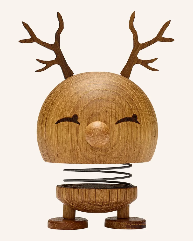 Hoptimist Dekofigur Reindeer Bimble Medium braun Braun