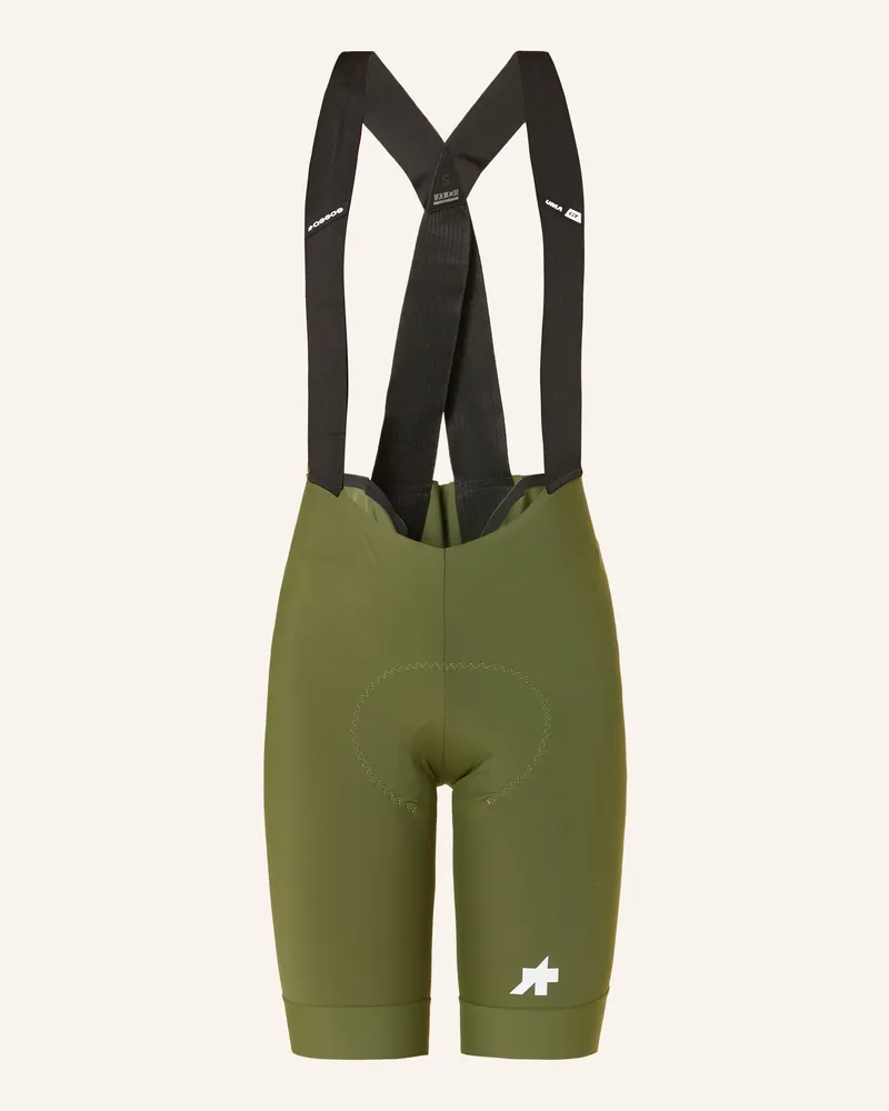 ASSOS Radhose Uma Gt s11 Mit Trägern Und Gepolstertem Einsatz gruen Grün