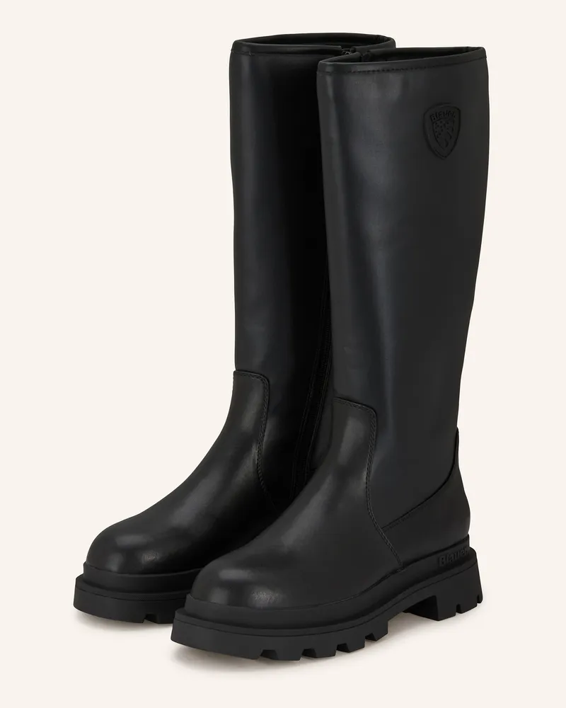 Blauer Stiefel kimmel01 schwarz Schwarz