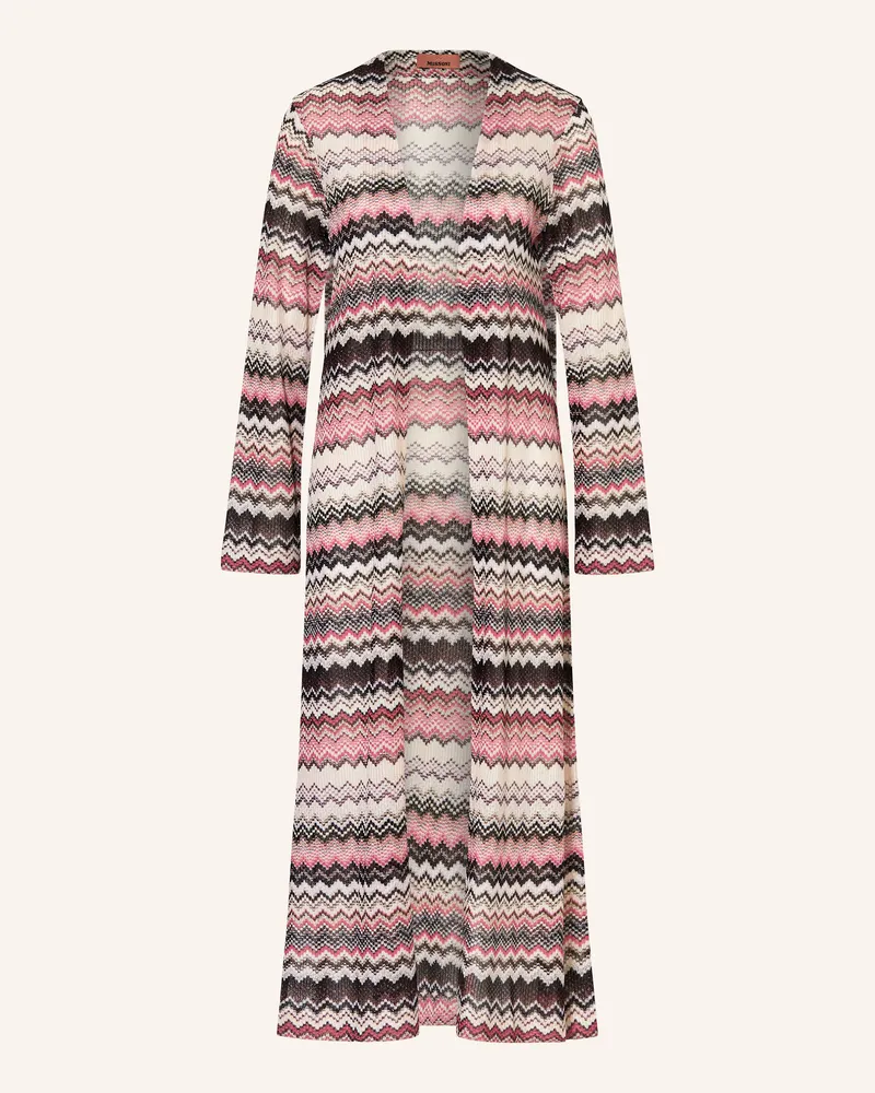 Missoni Strickhülle mit Glitzergarn Schwarz