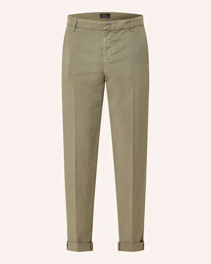 Dondup Chino Gaubert Slim Fit gruen Khaki