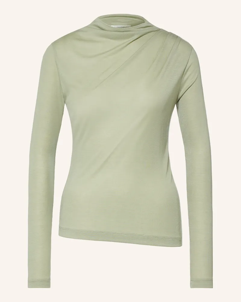 Marc O'Polo Longsleeve gruen Oliv