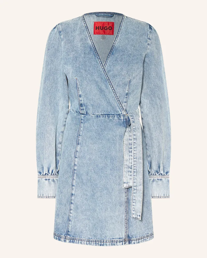HUGO BOSS Jeanskleid GISSI Hellblau