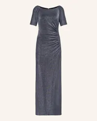 Vera Mont Abendkleid mit Glitzergarn Blau