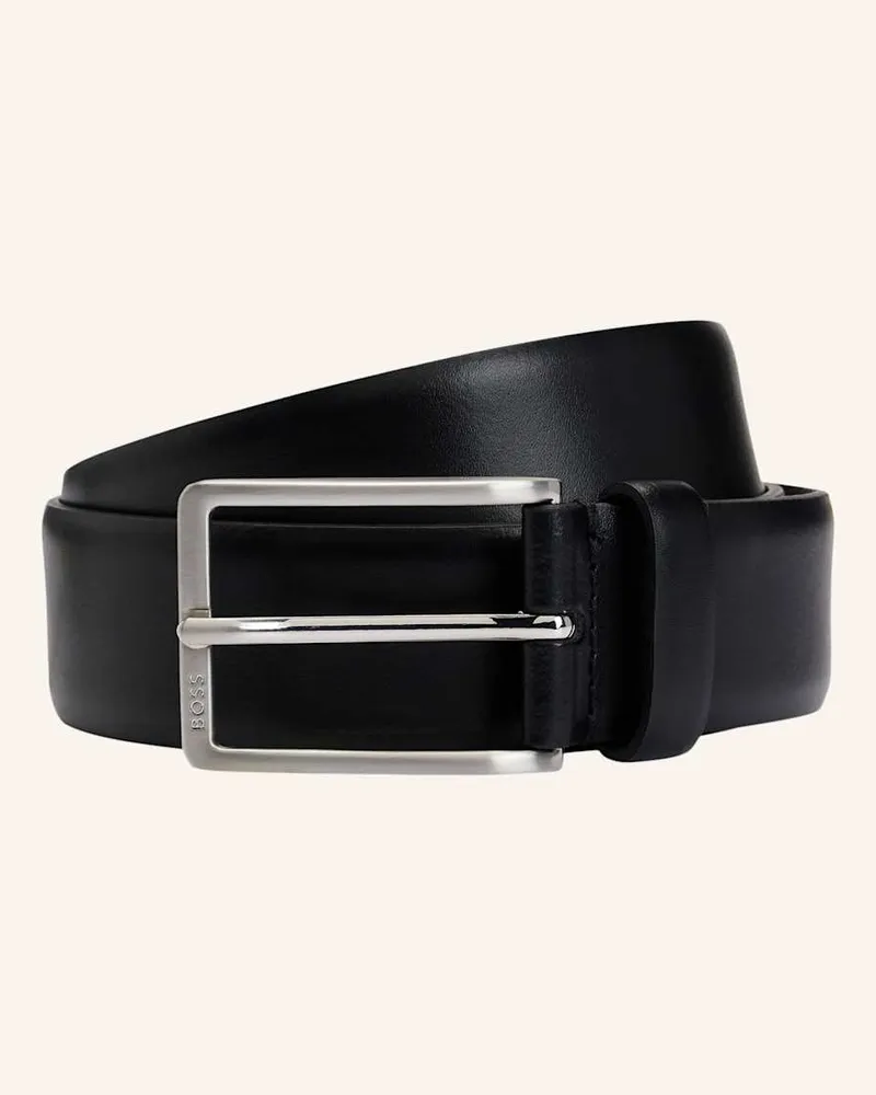 HUGO BOSS Business Gürtel ERMAN-L_SZ35 Schwarz