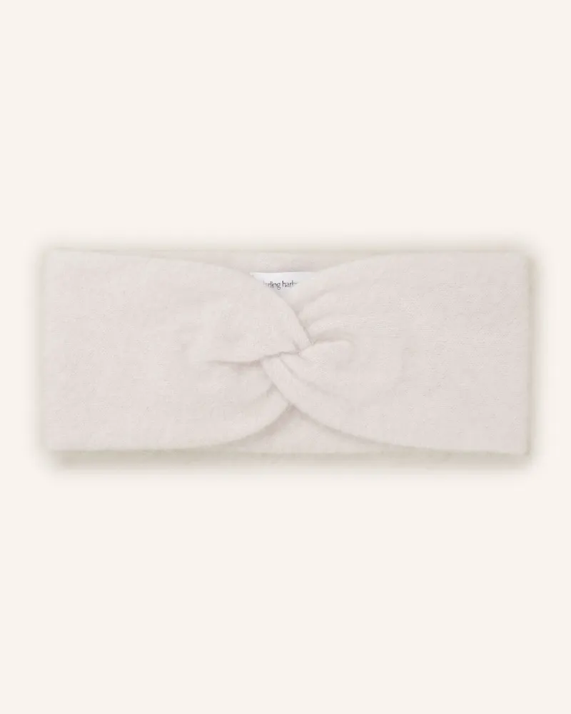 Darling Harbour Stirnband Aus Cashmere weiss Creme