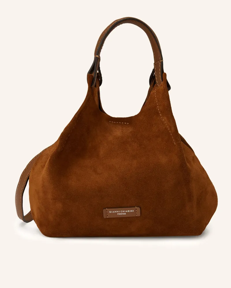 Gianni Chiarini Hobo-Bag DUA MEDIUM mit Pouch Cognac
