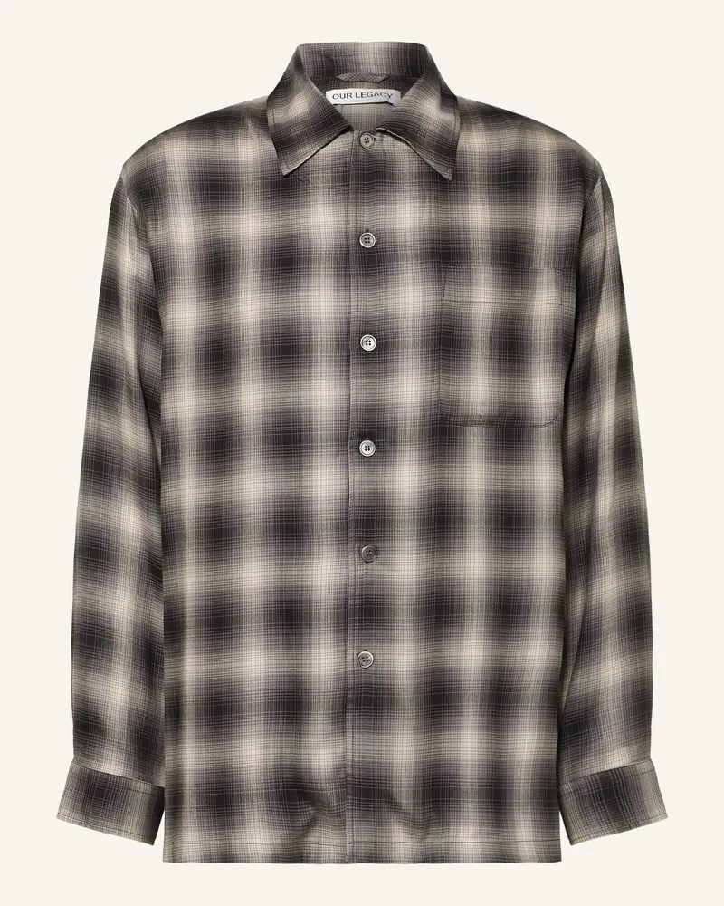 Our Legacy Hemd Every Comfort Fit schwarz Schwarz