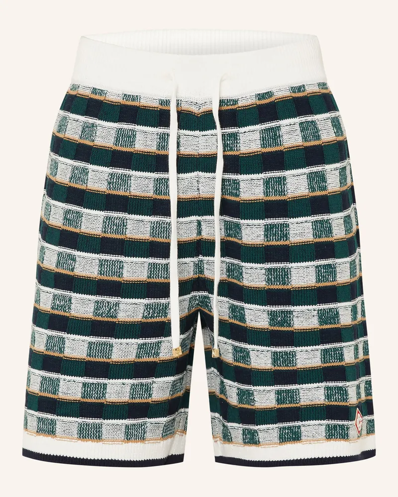 Casablanca Paris Frotteeshorts gruen Creme