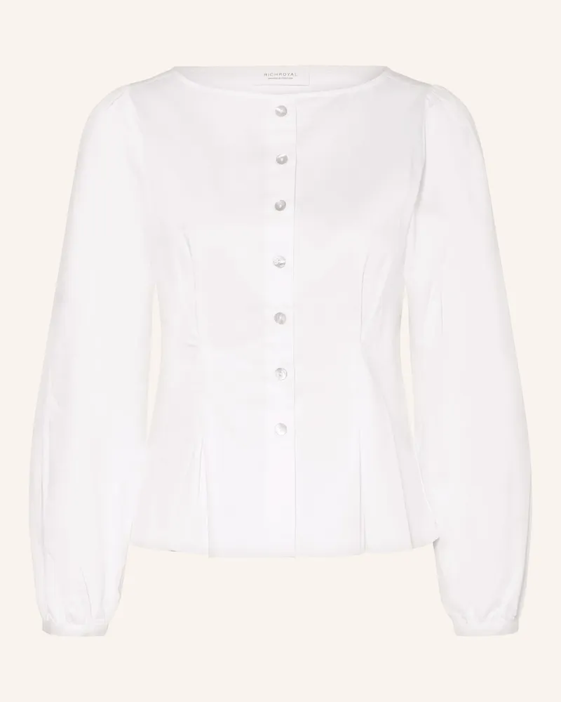 Rich&Royal Bluse weiss Weiss