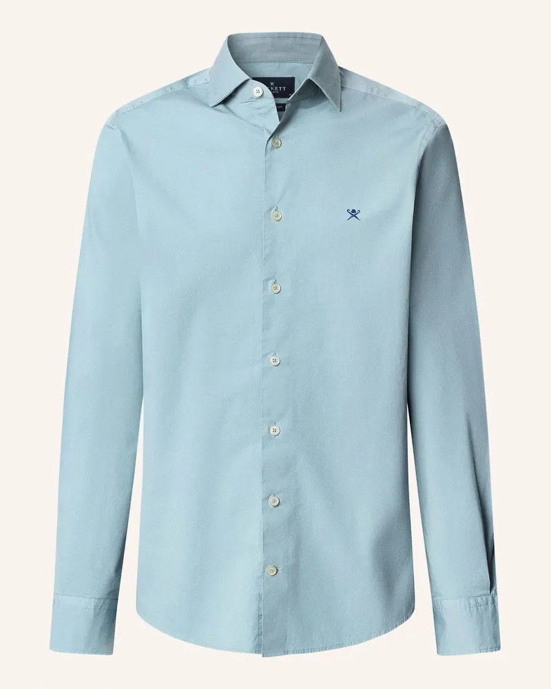 Hackett Freizeithemd ESS GMD POPLIN Blau
