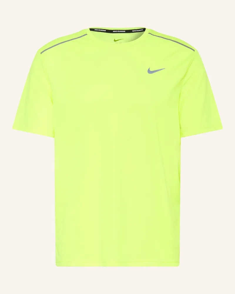 Nike Laufshirt Miler gelb Neongrün