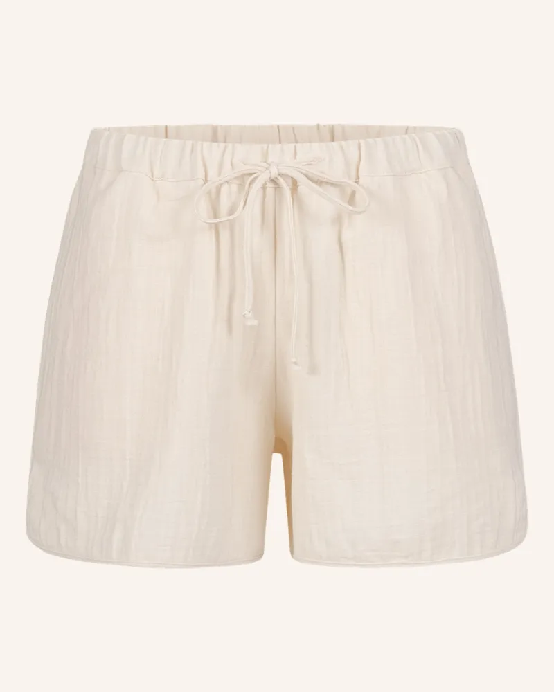 Ehrlich Textil Schlafshorts Fiona weiss Weiss