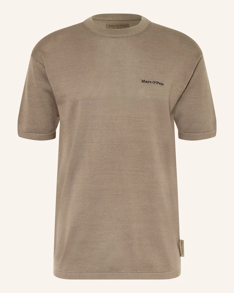 Marc O'Polo Strickshirt gruen Taupe