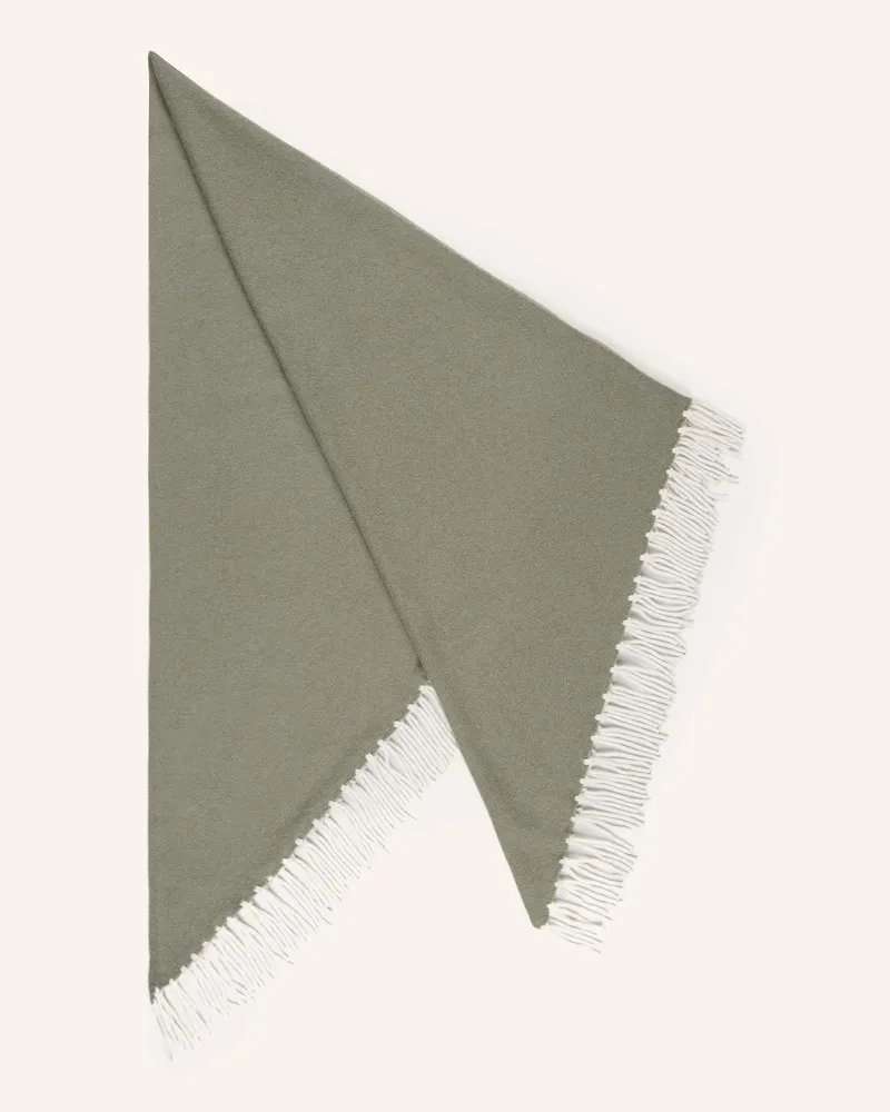 Darling Harbour Dreieckstuch mit Cashmere Oliv