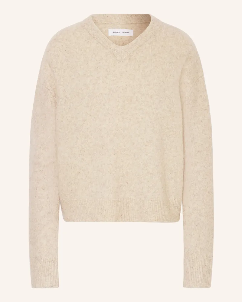 Samsøe & Samsøe Pullover Samelody weiss Creme