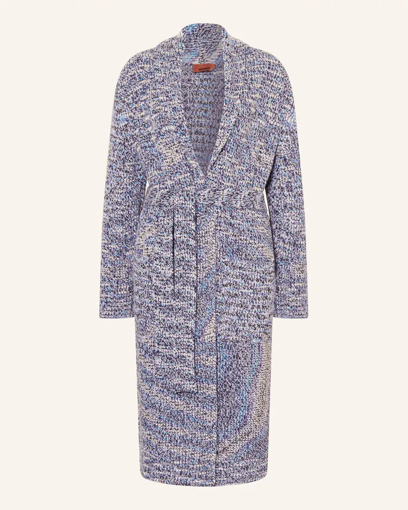 Missoni Strickhülle Dunkelblau
