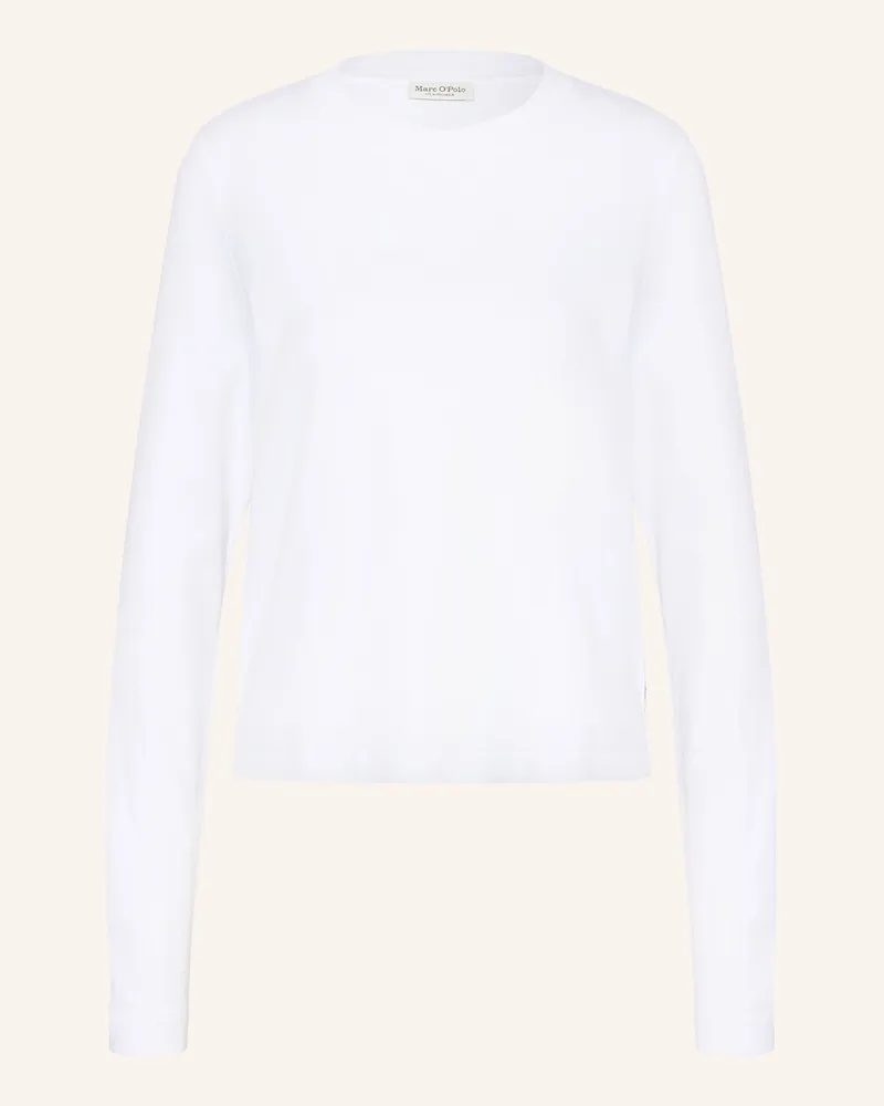 Marc O'Polo Longsleeve weiss Weiss