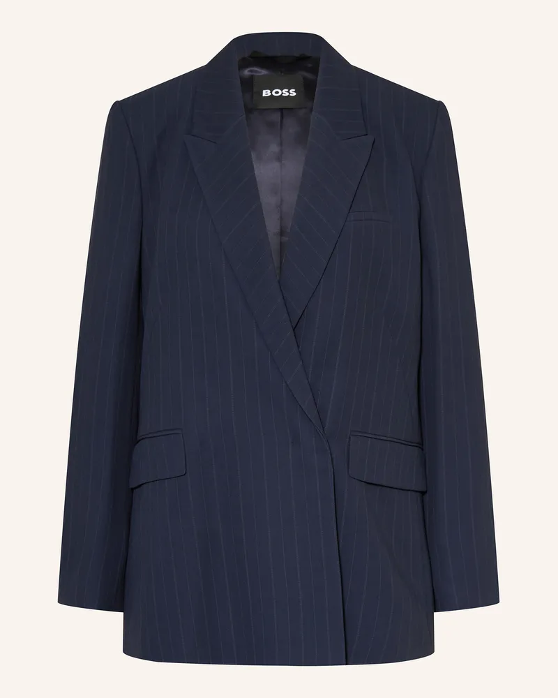 HUGO BOSS Oversized-Blazer JANKA Dunkelblau