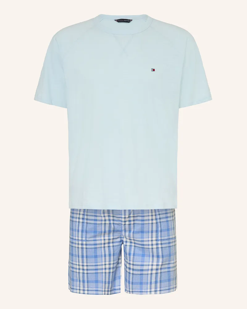 Tommy Hilfiger Shorty-Schlafanzug blau Blau
