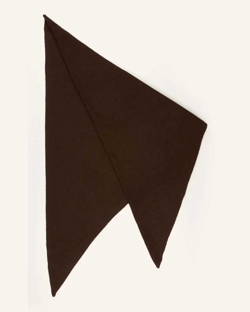 Darling Harbour Dreieckstuch Mit Cashmere braun Dark