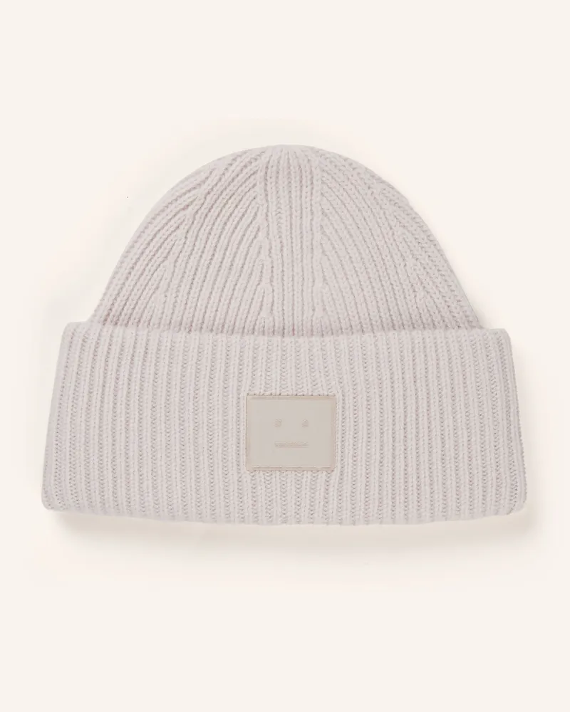 Acne Studios Mütze grau Creme