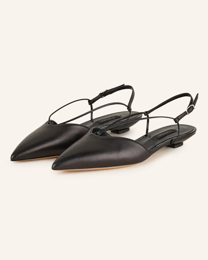 Casadei Slingballerinas Blade schwarz Schwarz
