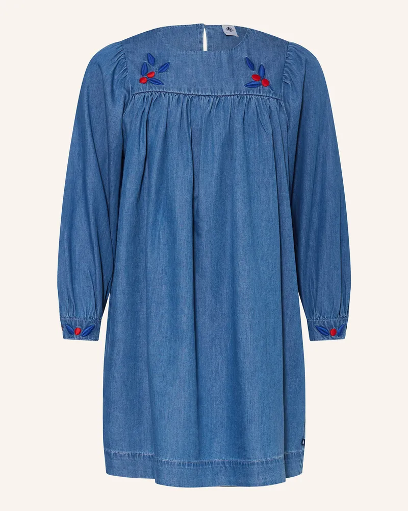 Petit Bateau Jeanskleid Blau