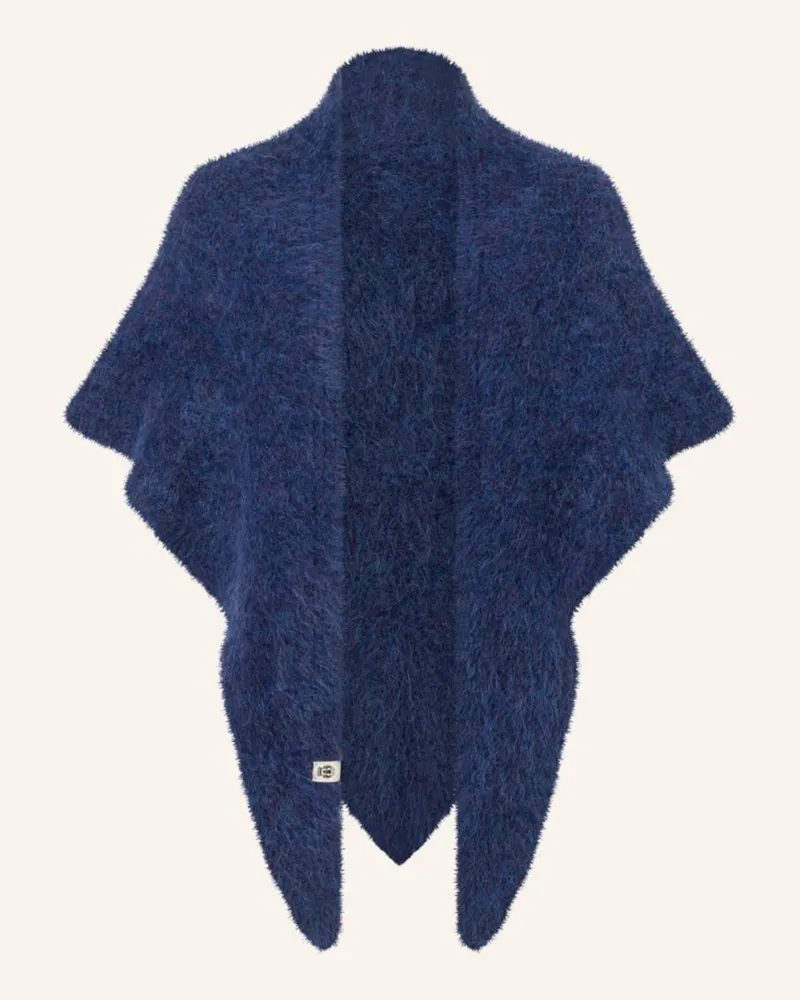 Roeckl Schal Aus Alpaka Hug Me blau Dunkelblau