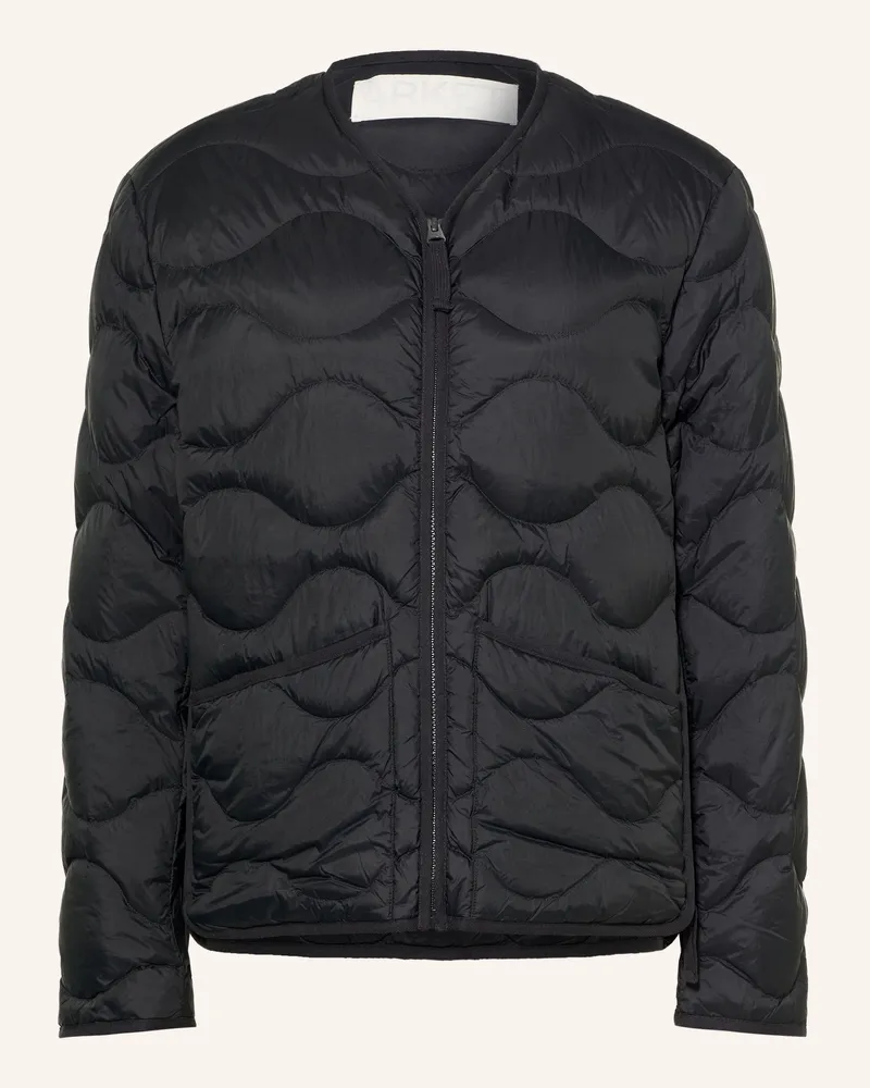 Arket Lightweight-Daunenjacke schwarz Schwarz