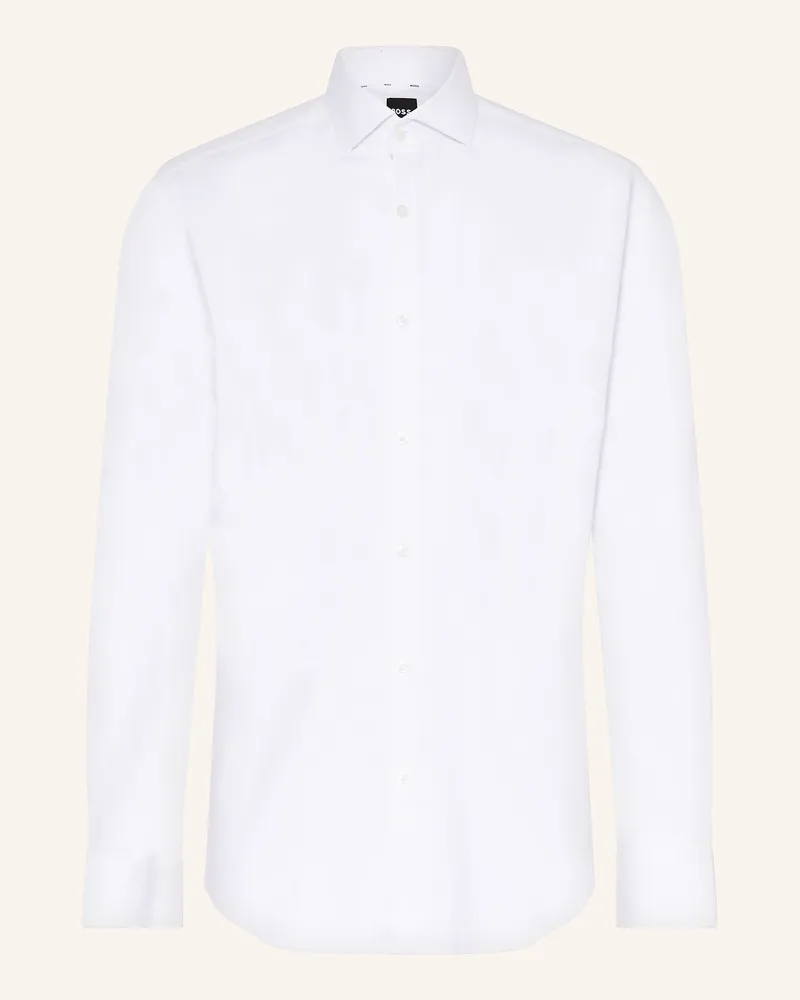 HUGO BOSS Hemd Joe Regular Fit weiss Weiss