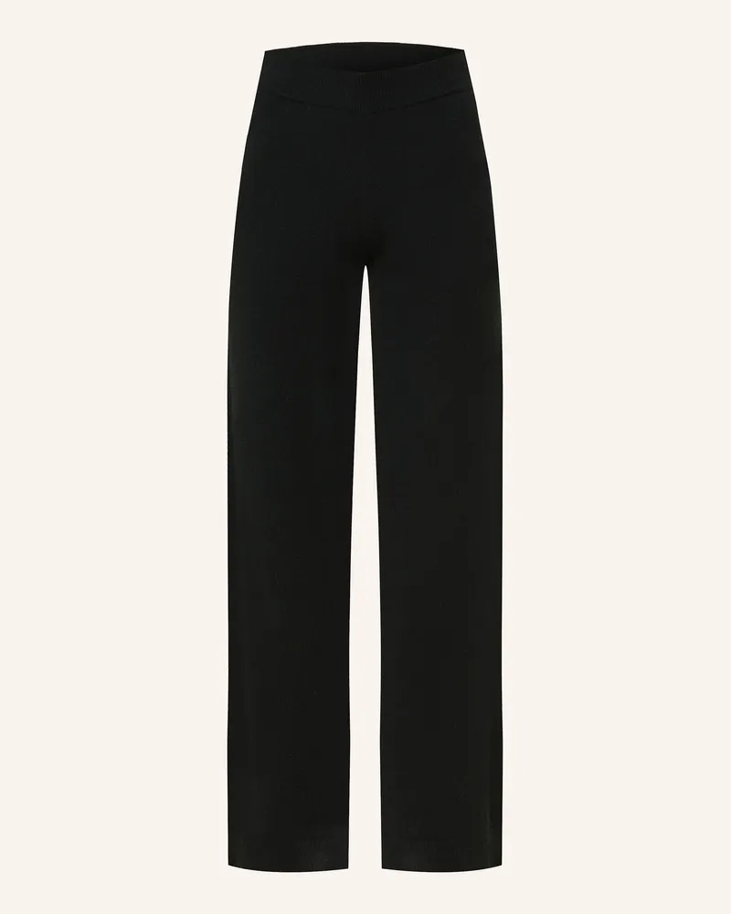 ALLUDE Strickhose mit Cashmere Schwarz