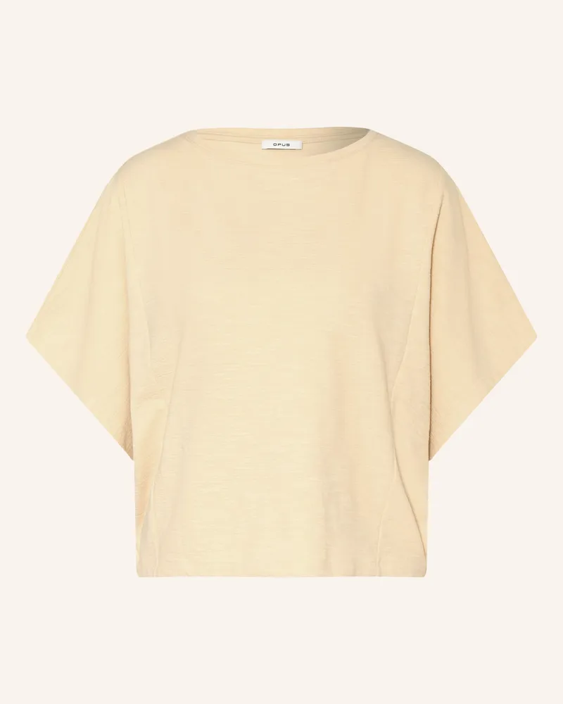 OPUS T-Shirt Solchen gelb Hellgelb