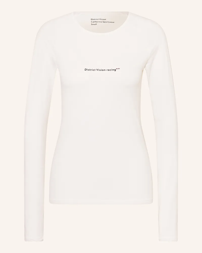 District Vision Longsleeve ALOE Weiss
