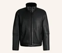 Lederjacke schwarz