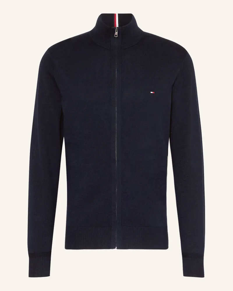 Tommy Hilfiger Strickjacke blau Dunkelblau