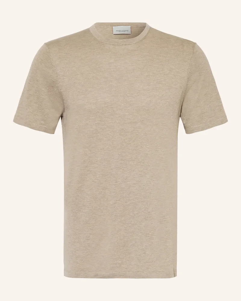 Profuomo T-Shirt Beige