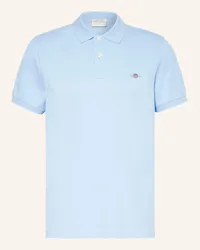 Gant Piqué-Poloshirt Regular Fit Blau