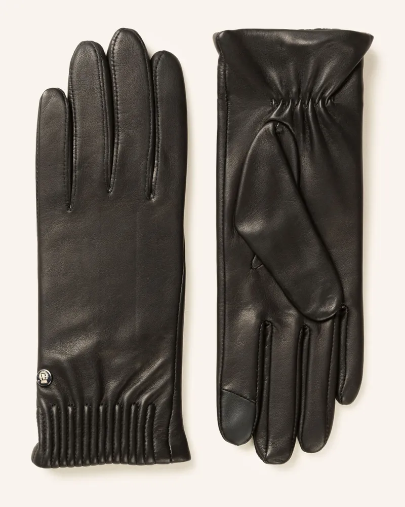Roeckl Lederhandschuhe ARIZONA mit Touchscreen-Funktion Schwarz