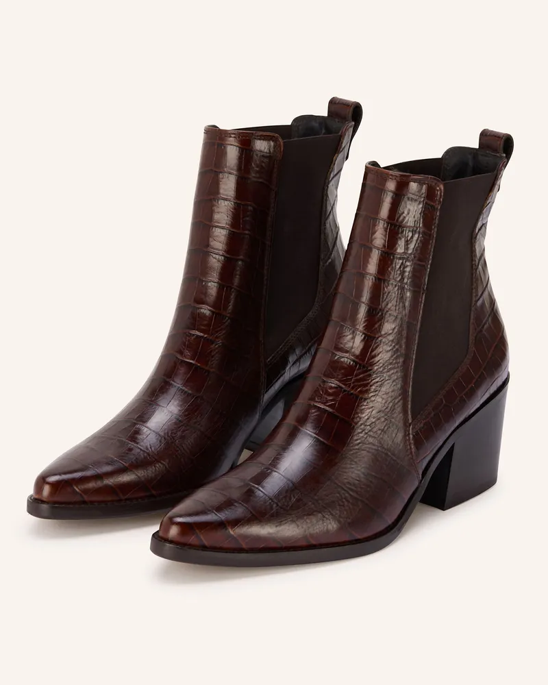 paul green Chelsea-Boots braun Dunkelbraun