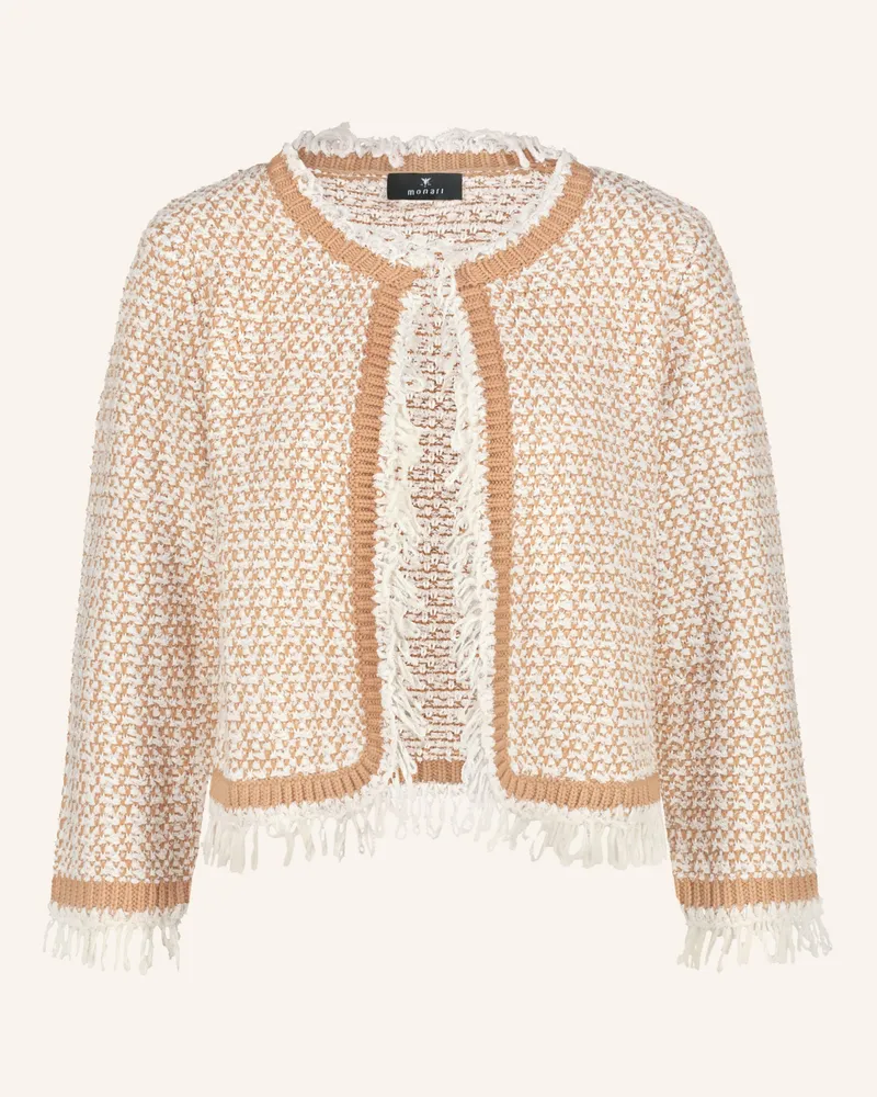 monari Strickjacke beige Creme
