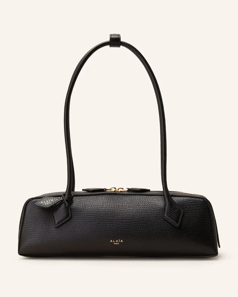 Alaïa Schultertasche LE TECKEL MEDIUM Schwarz