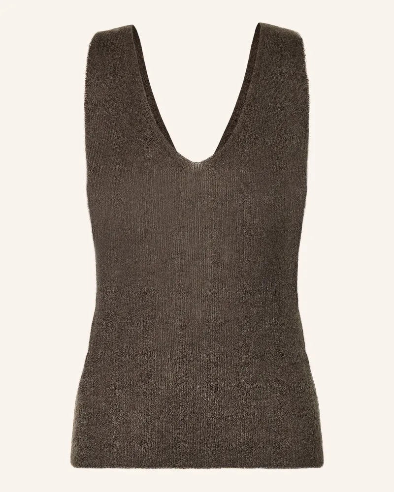 Iris von Arnim Stricktop MARBELLA mit Taupe
