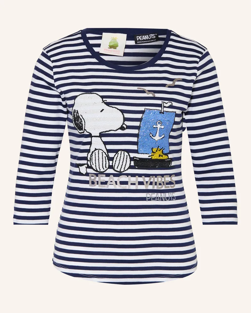 Princess goes Hollywood Shirt Mit 3/4-Arm Und Schmucksteinen blau Dunkelblau