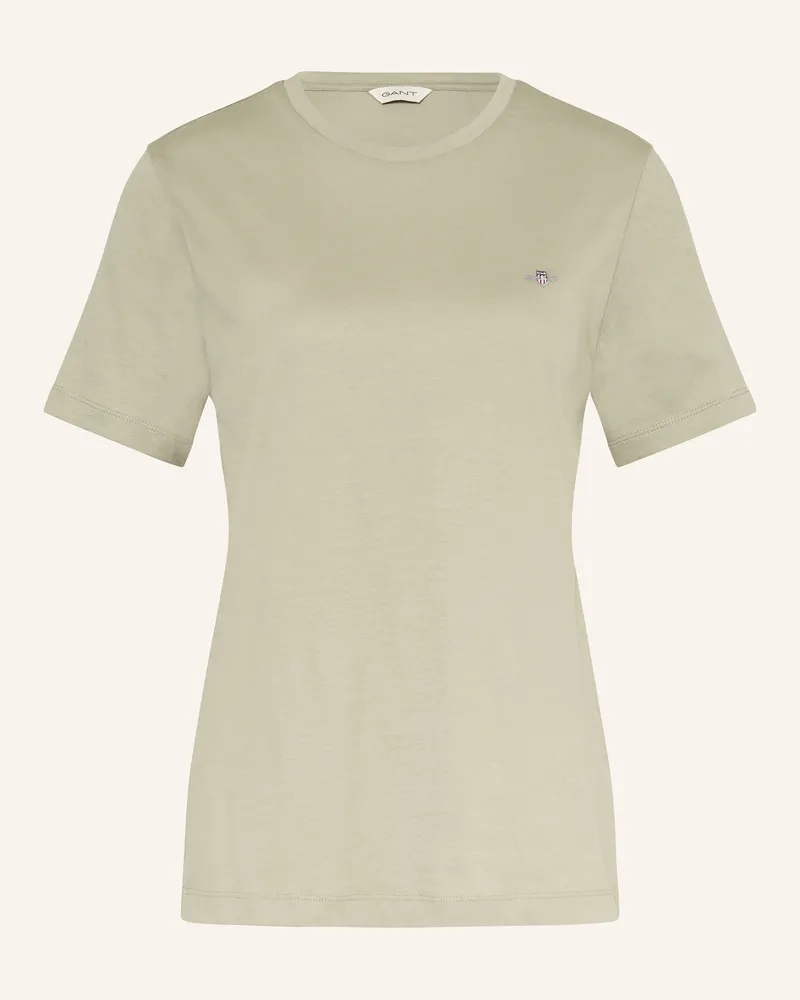 Gant T-Shirt Hellgrün