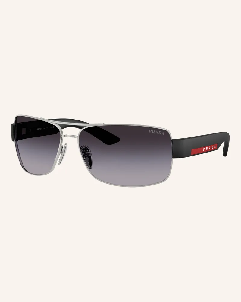 Prada Sonnenbrille Ps b52s silber Silber